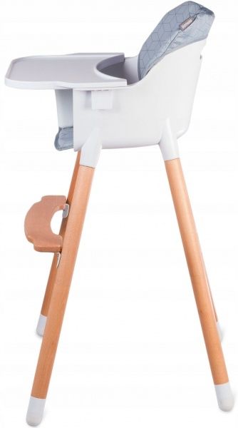 Стільчик для годування Lionelo Koen 2 в 1 сірий LO.KO01
