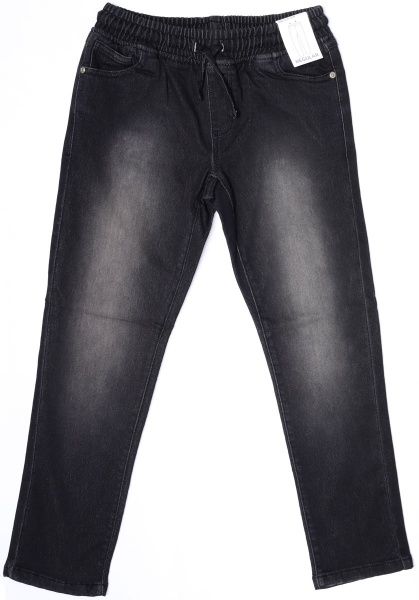 Брюки LINCOLN&SHARKS 2L3904 р.140 черный деним 