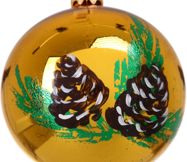 Шар новогодний мульти d 80 мм в ассортименте