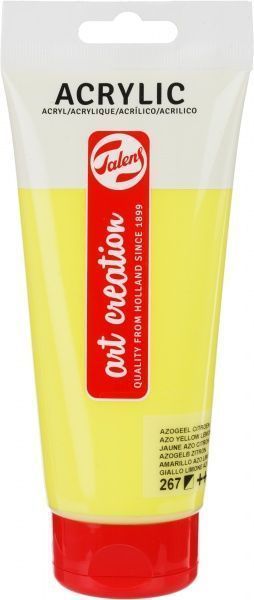 Краска акриловая (267) AZO Желтый лимонный 200 мл Talens Art Creation Royal Talens