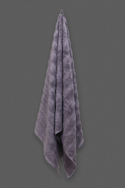 Полотенце махровое Vente 70x140 см темно-серый Karna 