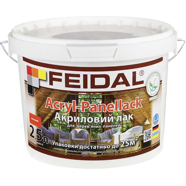 Лак Acryl-Panellack Feidal мат 2.5 л прозорий