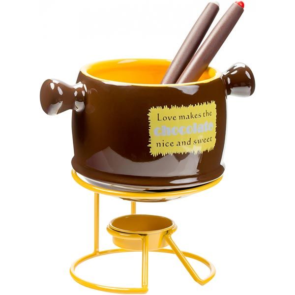 Набор для фондю Chocolate коричневый