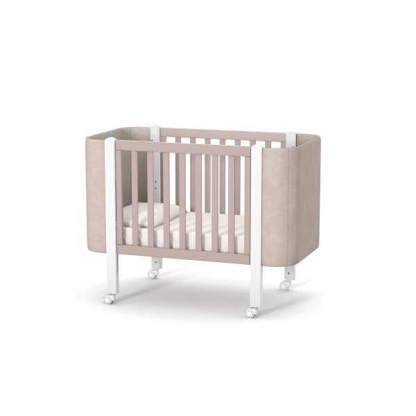 Ліжечко дитяче Veres Монако Велюр капучино-білий 05.3.1.212.13