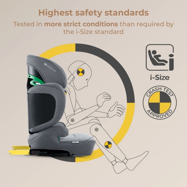 Автокрісло Kinderkraft Xpand 2 i-Size Rocket сірий KCXPAN02GRY0000