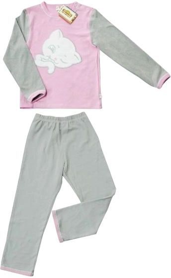 Піжама дитяча Тигрес Котик р.104 сірий із рожевим 200301104 