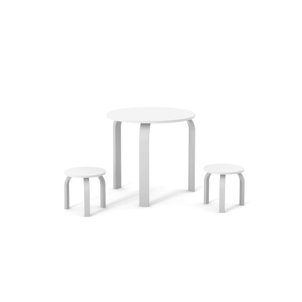 Столик Veres Нью-Йорк бело-серый 46.35.2.17 