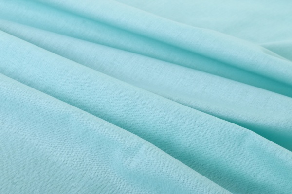 Простынь гладкокрашеная 220x240 см бирюзовый Моно 