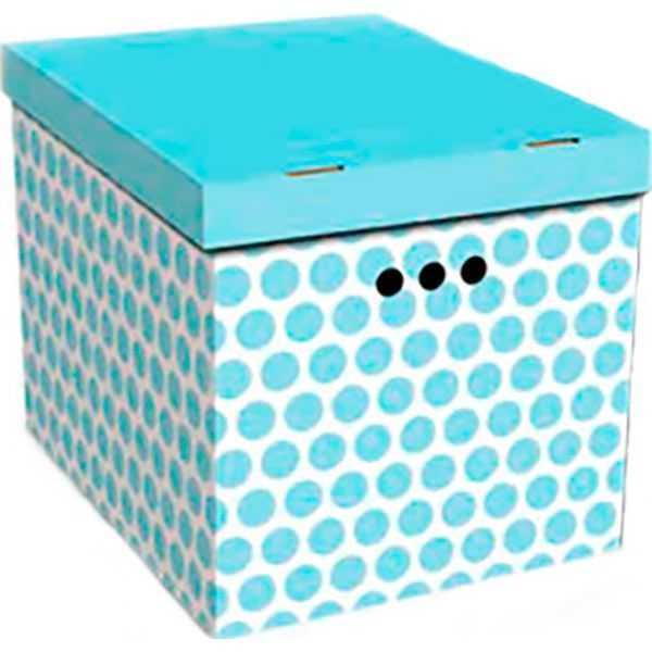 Ящик картонний Global-Pak 00022.1 блакитний 320x420 мм