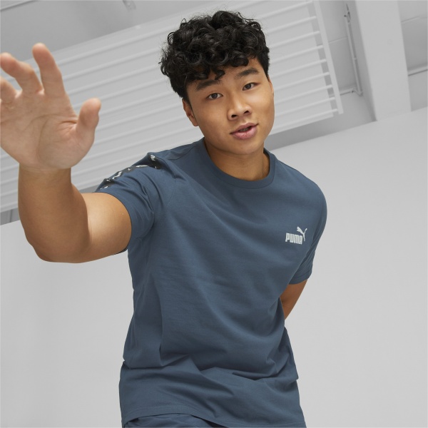 Футболка Puma ESS+ TAPE TEE 84738216 р.L синій