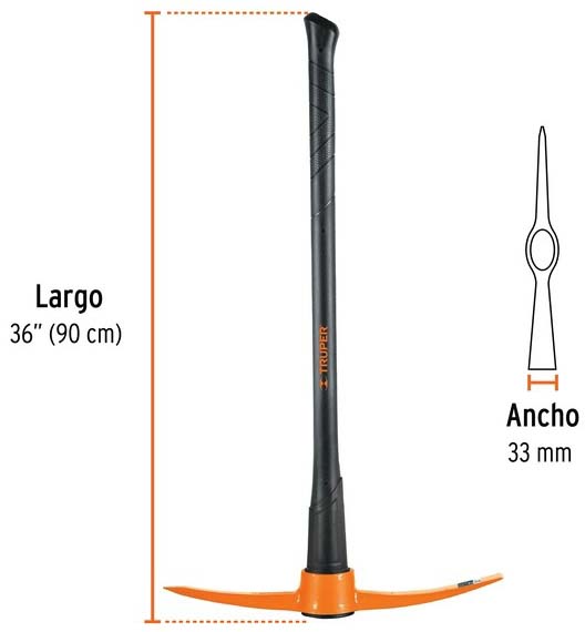 Кирка Truper двостороння скловолокно 2300 г ZP-5M