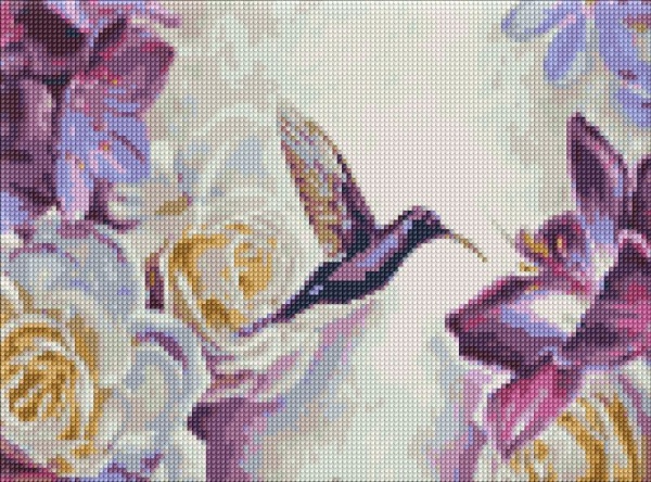 Алмазна мозаїка Таємничий сад 30х40см Ідейка 