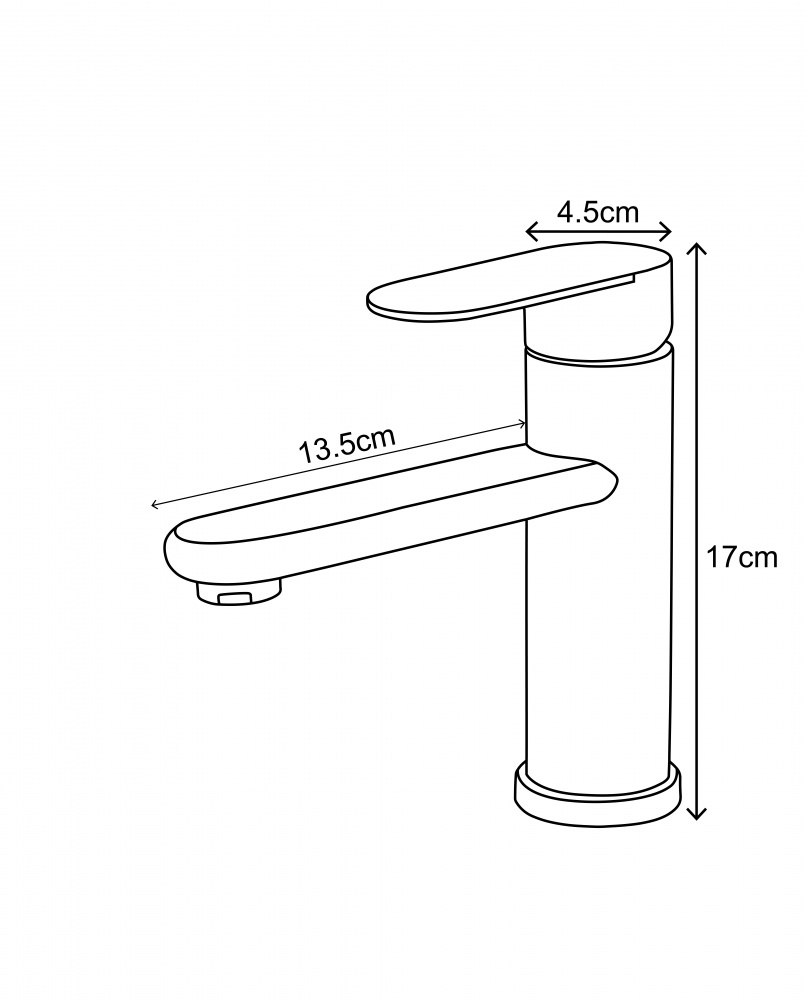 Смеситель для умывальника Mixxen ROIS MXKP0729GO