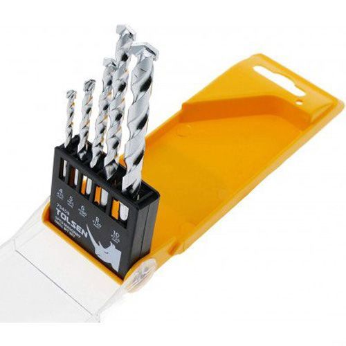 Набор сверл Tolsen по кирпичу/бeтону 75 мм 4-10 мм 5 шт. 75459