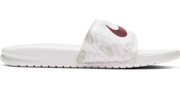 Шлепанцы Nike WMNS BENASSI JDI PRINT 618919-117 р. 8 белый