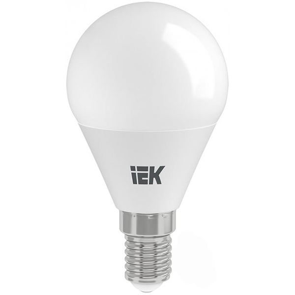Лампа світлодіодна IEK ECO 3 Вт G45 матова E14 220 В 4000 К