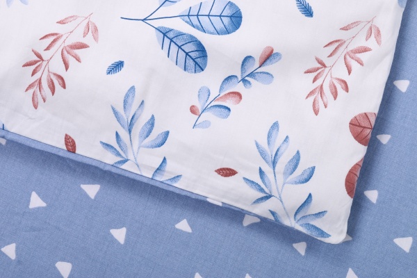 Комплект постільної білизни Натхнення 2 блакитний із білим Homeline 