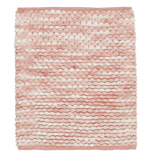 Коврик для ванной комнаты Homeline Shady 55х65 см бело-пудровый