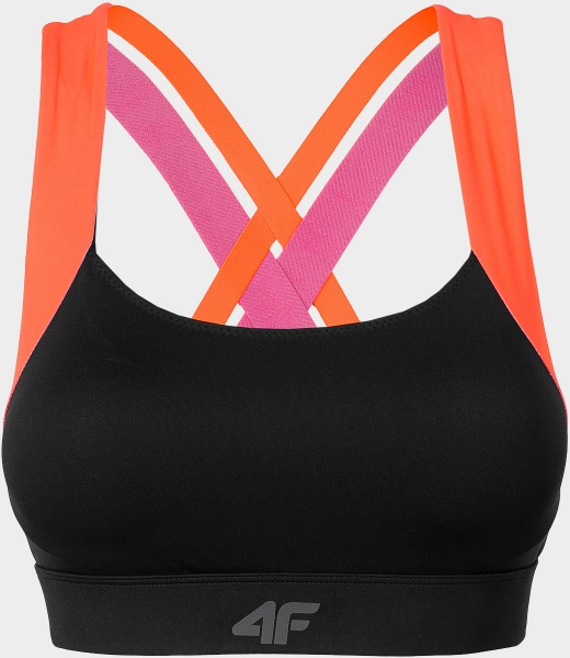 Бра 4F SPORTS BRA STAD014 H4Z22-STAD014-20S р.S чорно-червоний