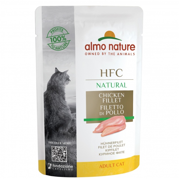 Консерва Almo Nature HFC Cat Natural с куриным филе 55 г