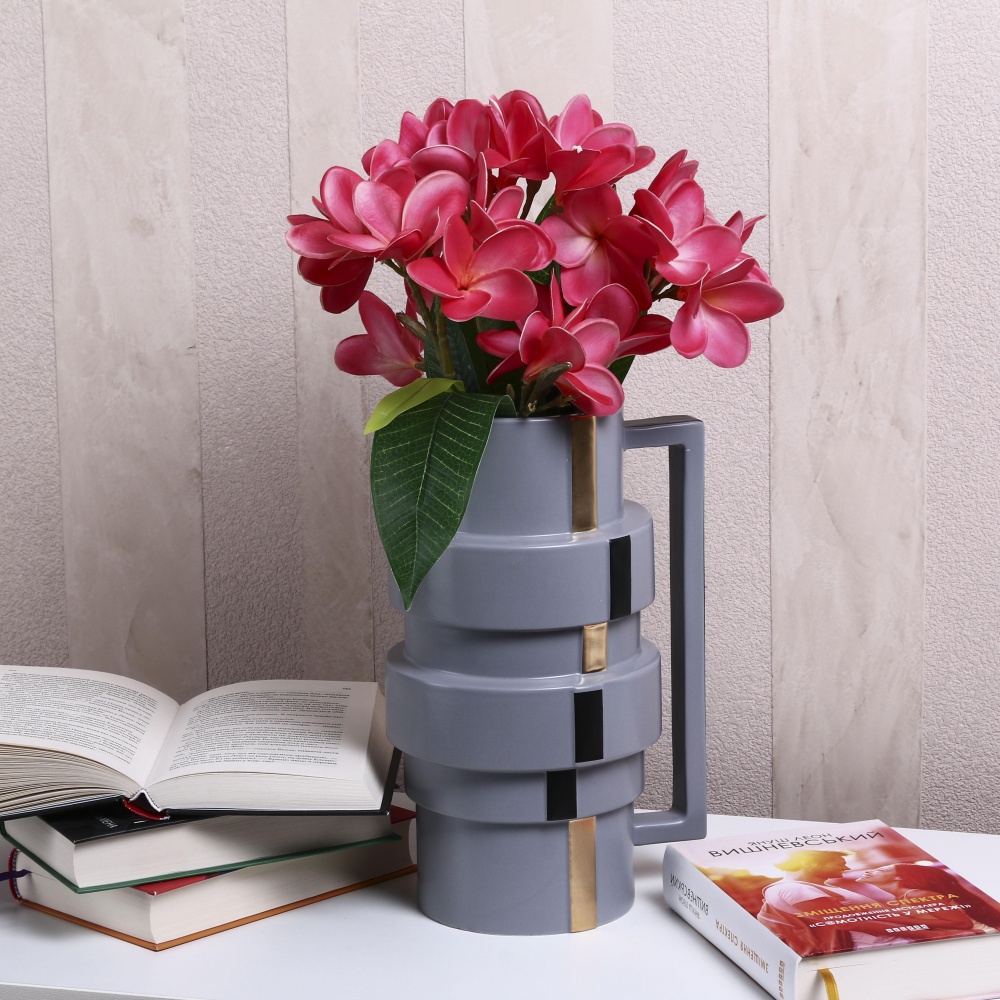 Ваза Inari Catalina 30,5 см серая K16722