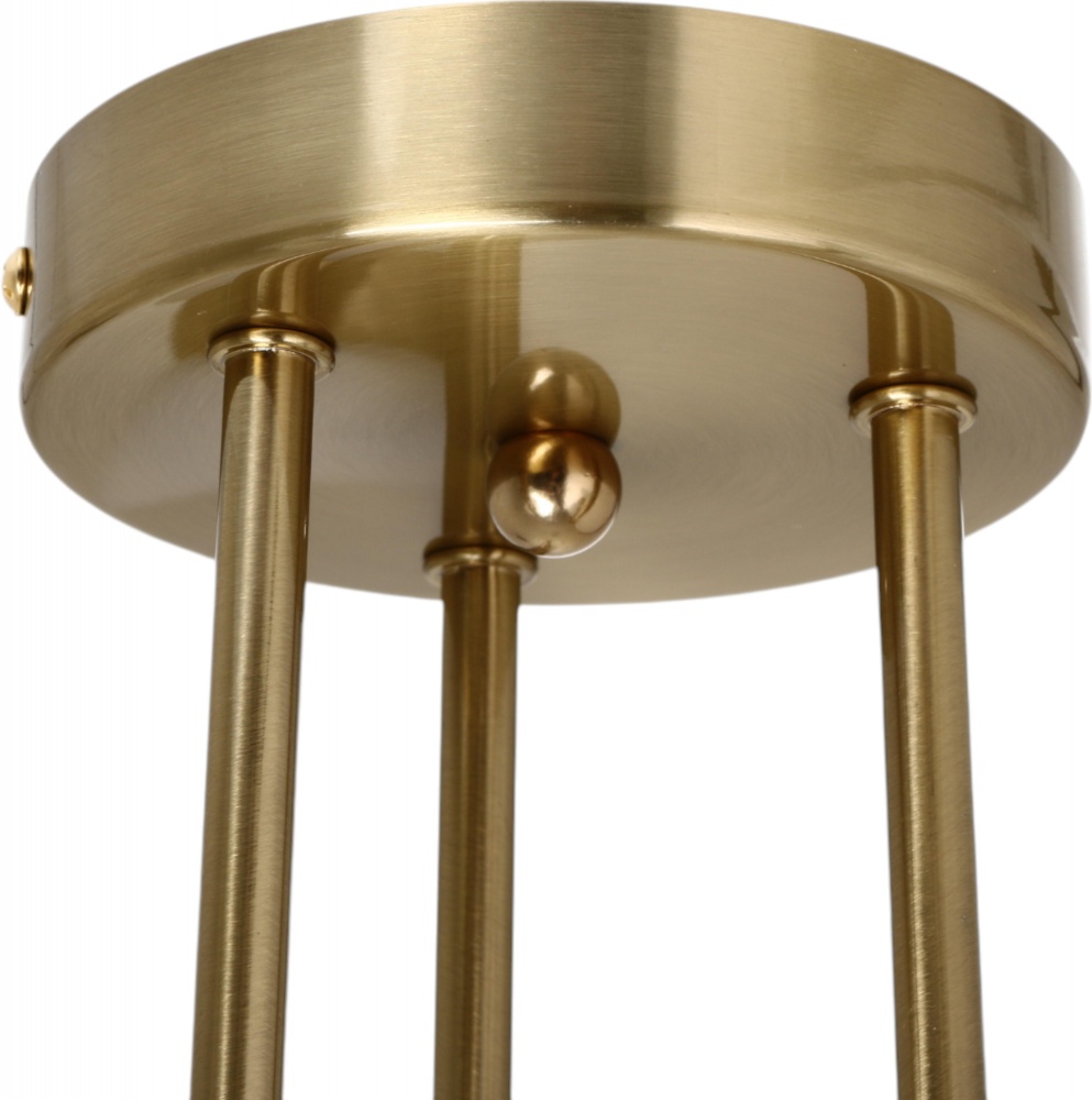 Люстра потолочная Sensio Gavr 3x40 Вт E27 белый с золотистым LS-07304/3WG-E2740W