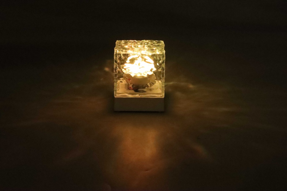 Настольная лампа Sensio КУБ 1x1 Вт прозрачный LP-237042