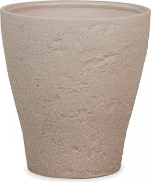 Кашпо для орхідей Scheurich круглий сірий з коричневим 