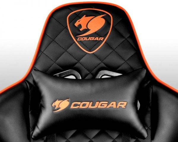 Кресло Cougar Armor One черно-оранжевый 