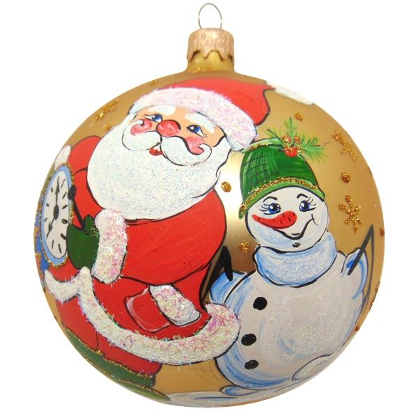 Куля новорічна d100 новорічна 