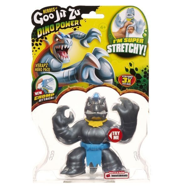 Игрушка-растяжка GooJitZu Велоцираптор дино-пауэр 121742 