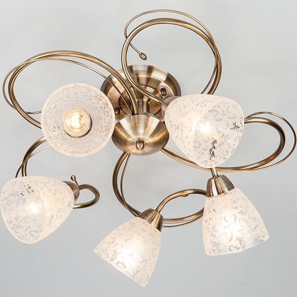 Люстра потолочная Strotskis Natalie 5x40 Вт E14 хром 30130/5 