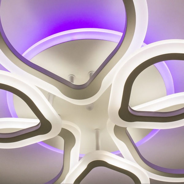 Люстра світлодіодна Luminaria 6R680/120 90 Вт білий AZALIA RGB 80W+10W 