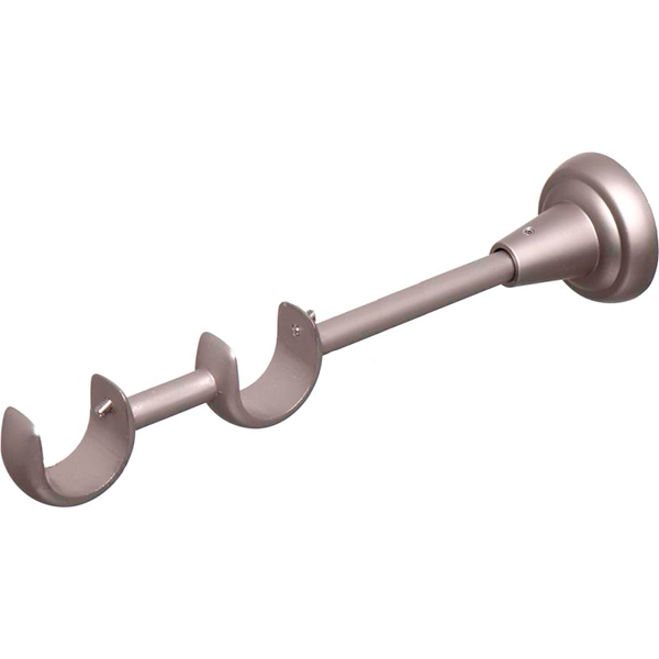 Тримач для карниза Cardinal подвійний набірний d25/25 мм сатин нікель 