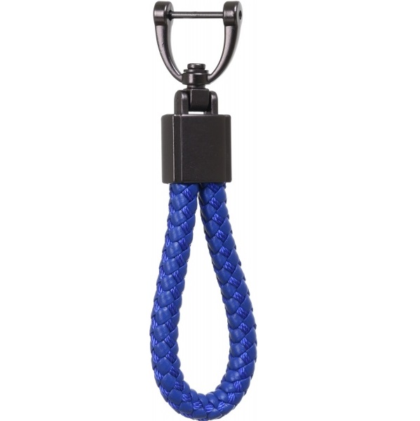 Брелок для ключів з U затискачем з викруткою синій