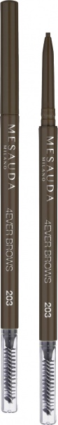 Олівець для брів Mesauda 4Eever Brows 203 ash 0,09 г