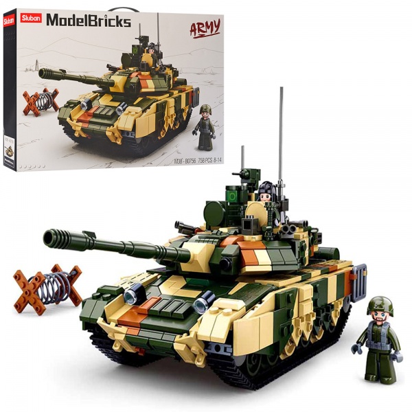 Конструктор Sluban Model Bricks: Танк M38-B0756