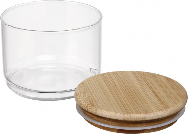 Набор емкостей на бамбуковой подставке 400 мл h-26,5 см 7089-2 S&T