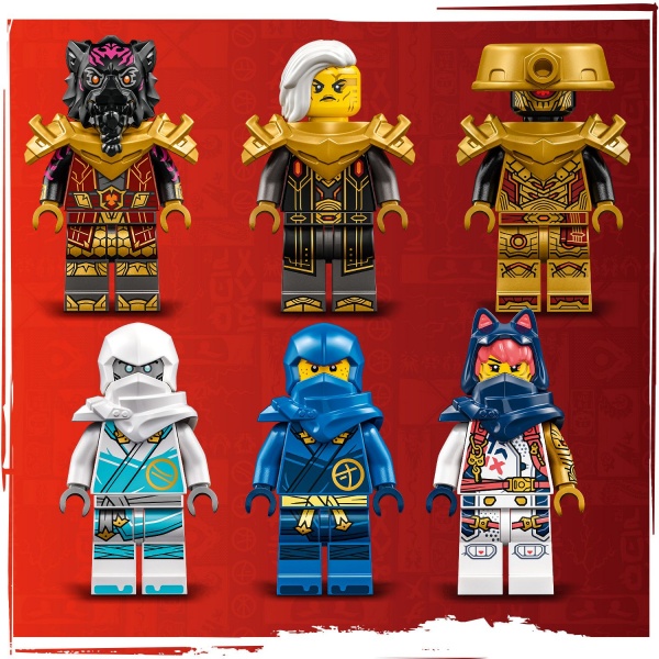 Конструктор LEGO NINJAGO Дракон стихій проти робота Володарки 71796