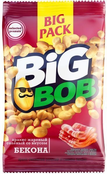 Арахис Big Bob со вкусом бекона 130 г 