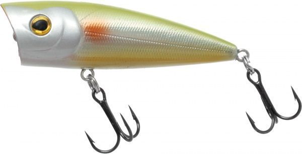 Воблер EOS Top Water 10 г 60 мм золотий з сріблястим