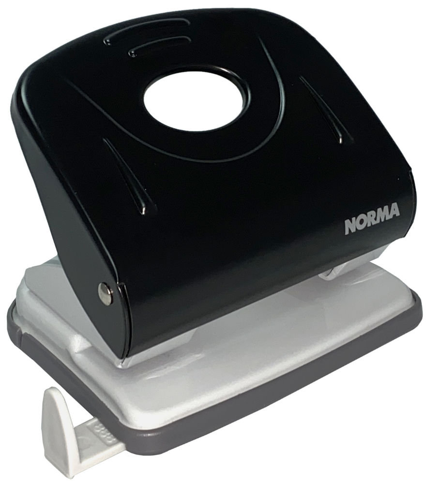 Діркопробивач 30 аркушів з лiнійкою чорний 4346 NORMA