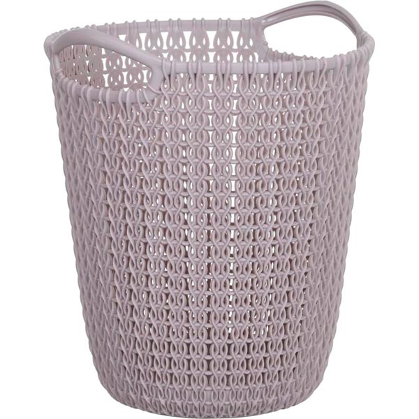 Корзина Curver KNIT для бумаги 7 л пудровый 240369