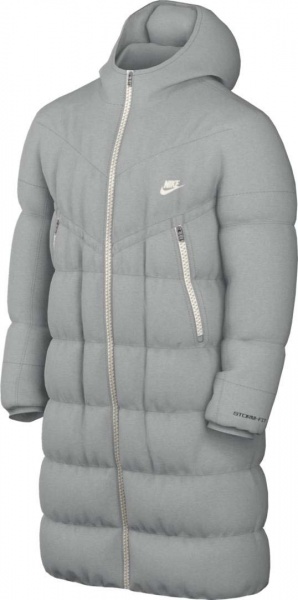 Куртка-парка Nike M NSW SF WINDRUNNER PARKA DD6788-077 р.S світло-сірий