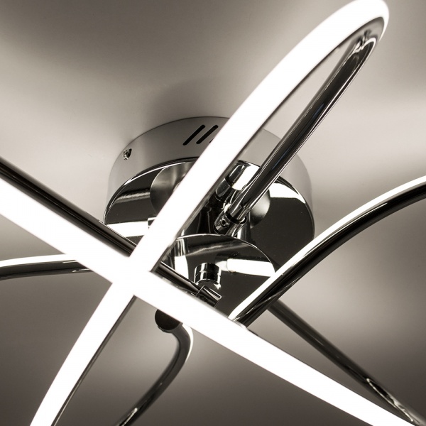 Світильник світлодіодний Luminaria 60 Вт хром 4000 К LIANA MONO 60W R-CHROME 