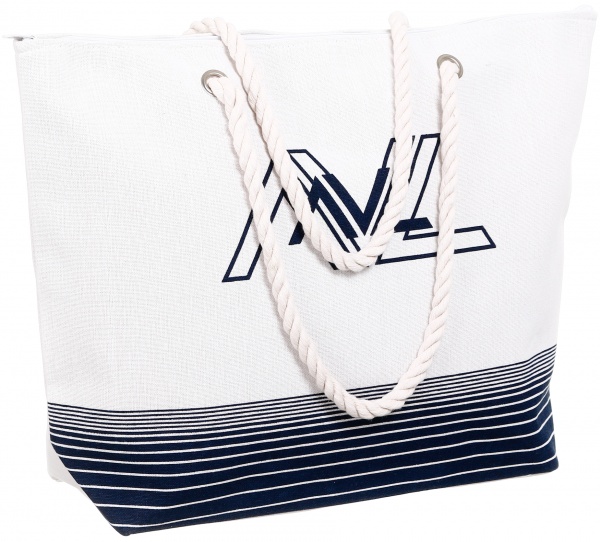 Сумка пляжна AVL Summer 35x45x14 біло-синій