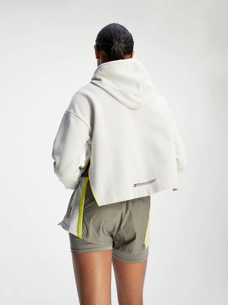 Джемпер Tommy Hilfiger CROPPED HOODY LOGO S10S100517-PSU р. L белый