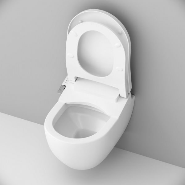 Сидіння для унітаза з кришкою AM.PM Clean Care CCC7853WH