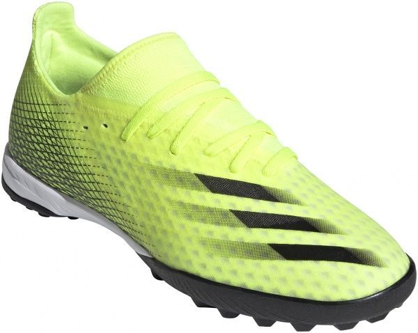 Бутсы Adidas X GHOSTED.3 TF FW6944 р. UK 11 желтый