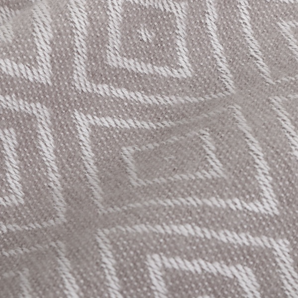 Плед Rombo 200x220 см сірий із білим La Nuit 